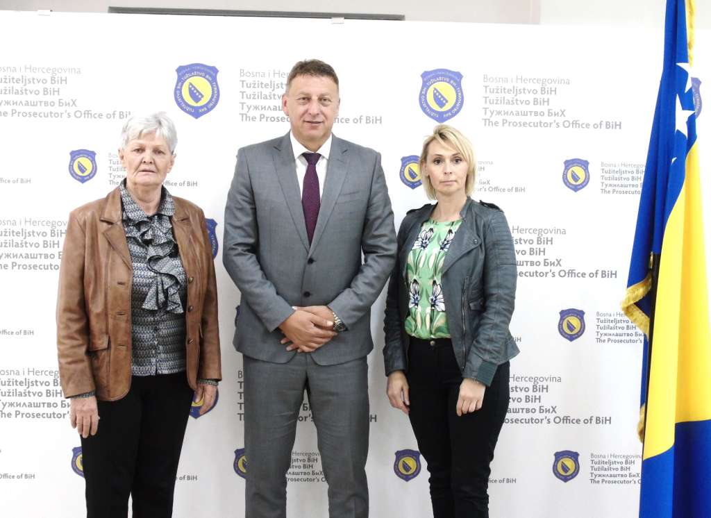 zamjenik glavnog tuzioca bih ivan matesic sastao se danas sa predstavnicama udruzenja zene-zrtve rata u bih
