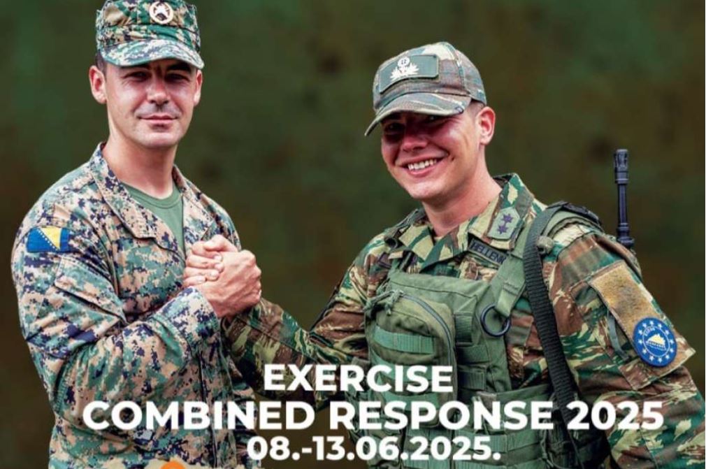 os bih i eufor odrzate ce zajednicku vjezbu kombinovani odgovor 2025 koje zakazana od 8 do 13 juna na podrucju bihaca i manjace