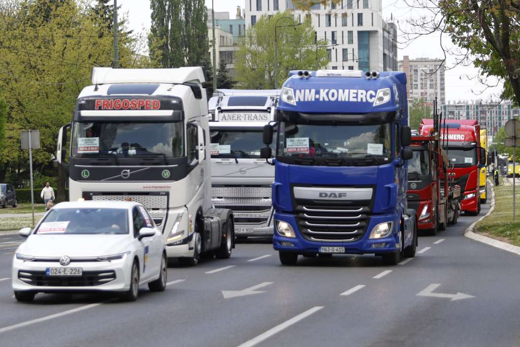 konzorcijum logistika bih najavili protest sirom zemlje koji ce poceti sutra ujutru u 6 sati