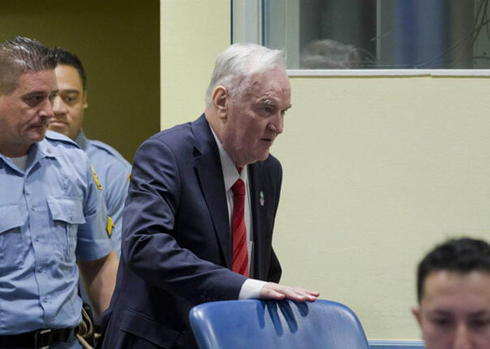 medjunarodni sud za za krivicne sudove odbio je hitni zahtjev ratnog zlocinca ratka mladica za privremeno pustanje na slobodu