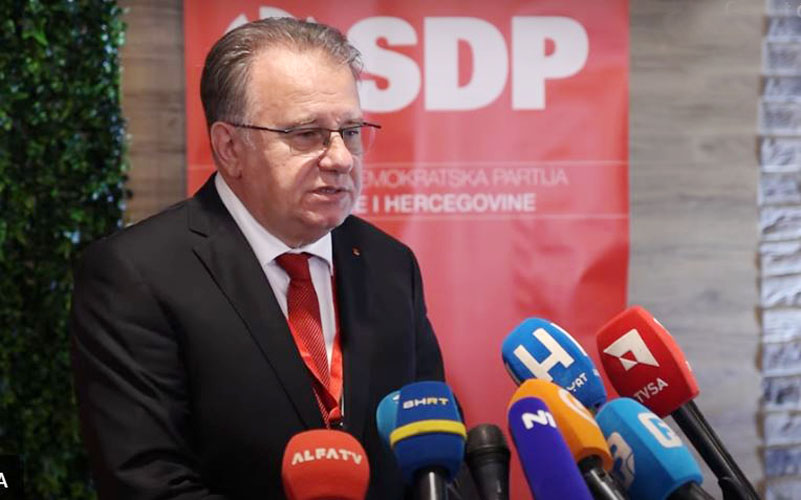 na danasnjem kongresu go sdp bih donesena je odluka da se unutarstranacki izbori za novog predsjednika odrze u martu 2027 godine